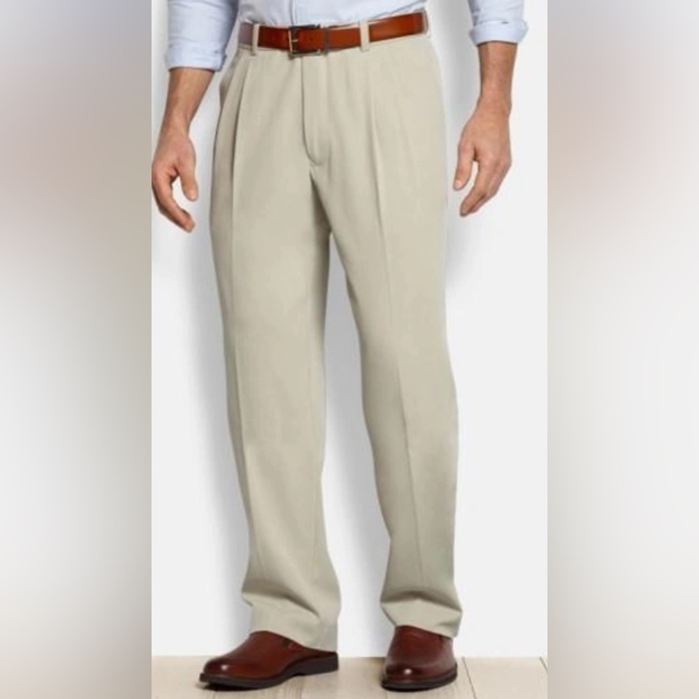 Tommy Bahama Men’s 100% Silk Pleated Pants Size 34